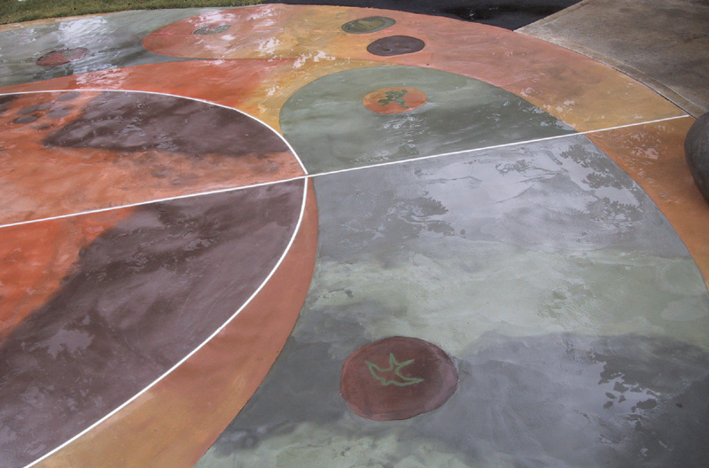 Pinehurst Pocket Park Play Oval detail